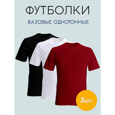Футболка Zobi, размер 54, красный/черный/белый