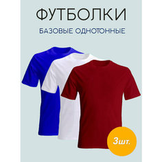 Футболка Zobi, размер 52, бордовый, красный, голубой, белый