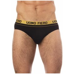Трусы Uomo Fiero, размер 48, черный