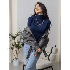 Водолазка размер 50, , синий Di Boutique