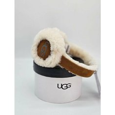Наушники Наушники меховые UGG, размер 52/60, рыжий Без бренда