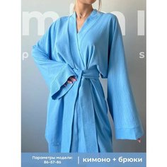 Пижама Mimi Pajamas New, размер S, голубой