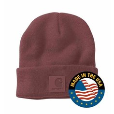 Шапка бини carhartt, размер one size, бордовый