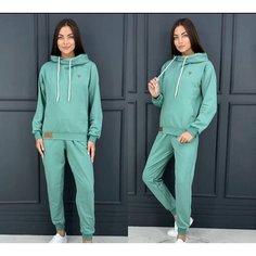 Костюм спортивный Jools Fashion, размер XL, бирюзовый