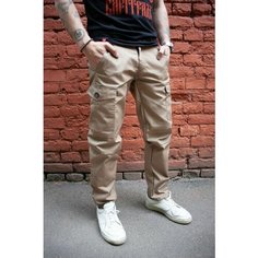Брюки спортивные Варгградъ, размер M170, бежевый