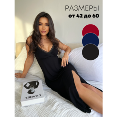 Сорочка IHOMELUX, размер 48, чёрный
