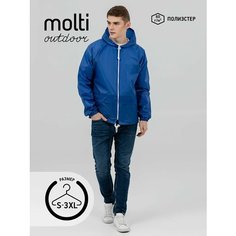 Дождевик molti, размер L, ярко-синий