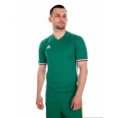 Футболка спортивная adidas, размер S, зеленый