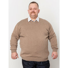Джемпер Turhan, размер 3XL, , бежевый