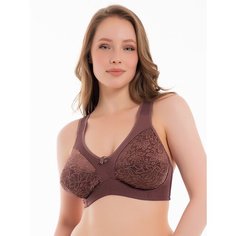Бюстгальтер Mia-Mella, размер 90D, коричневый