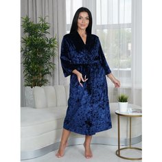 Халат LOVETEX.STORE, размер 48, синий