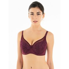 Бюстгальтер Mia-Mella, размер 90D, бордовый