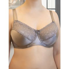 Бюстгальтер Mia-Mella, размер 90E, темно-серый
