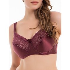 Бюстгальтер Mia-Mella, размер 85F, бордовый