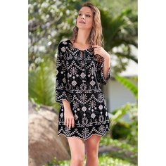 Туника MIA-AMORE, размер 2XL/3XL, чёрный