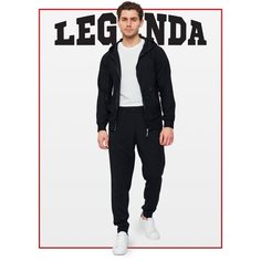 Костюм спортивный Legenda, размер L, черный