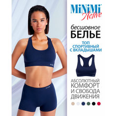 Топ MiNiMi, размер 44/46 (S/M), синий