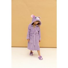 Халат Fluffy Bunny, размер 110-116, сиреневый