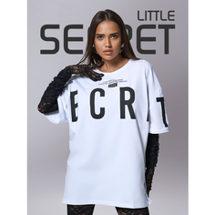 Футболка Little Secret, 1 шт., размер ONE SIZE, белый