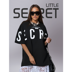 Футболка Little Secret, 1 шт., размер ONE SIZE, чёрный