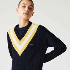 Свитер LACOSTE, размер T34, , синий