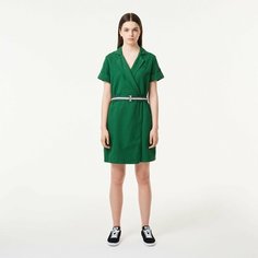 Платье LACOSTE, размер T34, зеленый
