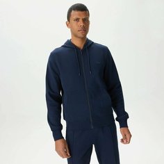 Толстовка LACOSTE Regular fit, размер T3, , темно-синий
