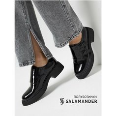 Полуботинки дерби Salamander, размер 39, черный