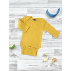 Боди Mjolk, размер 80, mustard