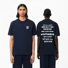 Футболка LACOSTE, размер TXL, синий