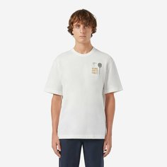 Футболка LACOSTE, размер TXL, белый иней