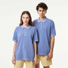 Поло LACOSTE, размер T6, сиреневый