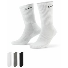 Носки NIKE EVERY DAY CUSHION CREW 3 PAIR SOCKS, комплект, 3 пары, размер L, мультиколор