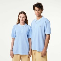 Поло LACOSTE, размер T6, светло-сиреневый