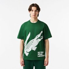Футболка LACOSTE, размер T6, зеленый