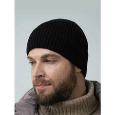 Шапка бини Star Dust Boutique. Итальянская мода (журнал), размер OneSize, черный