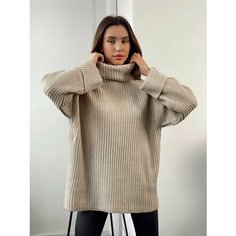 Свитер MATRESHKA_LOVE, размер one size, , бежевый