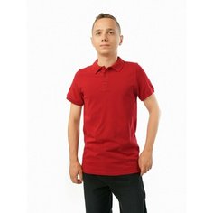 Поло Uzcotton, размер 40-42\XXS, бордовый