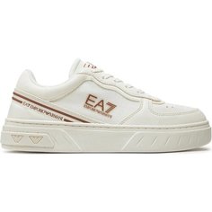 Кроссовки EA7, размер 8, молочный/коричневый