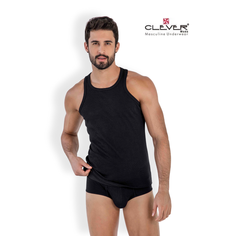Майка CLEVER Moda, размер S, черный