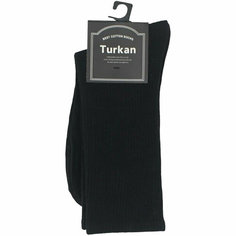 Носки Turkan, комплект, 5 пар, размер 41-47, 000 черный
