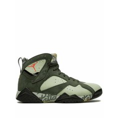 Кроссовки Jordan x Patta Air Jordan 7, размер 7 US, зеленый