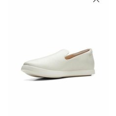 Слипоны Clarks, размер 36, белый