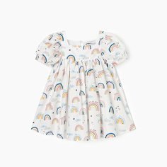 Платье Kaftan, размер 110/116, белый