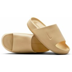 Шлепанцы NIKE Calm, размер 9 US, бежевый