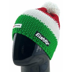 Шапка Eisbar star pompon ska, размер OneSize, белый, зеленый, красный
