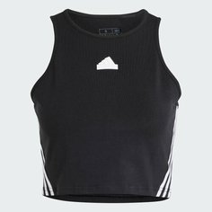 Топ спортивный adidas, размер L, black