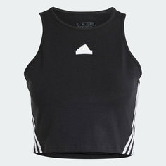 Майка adidas, размер L, черный/белый