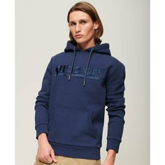 Худи Superdry VINTAGE CORE SOURCE HOOD, размер 3XL, , синий