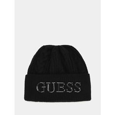Шапка GUESS, размер Б/Р, черный